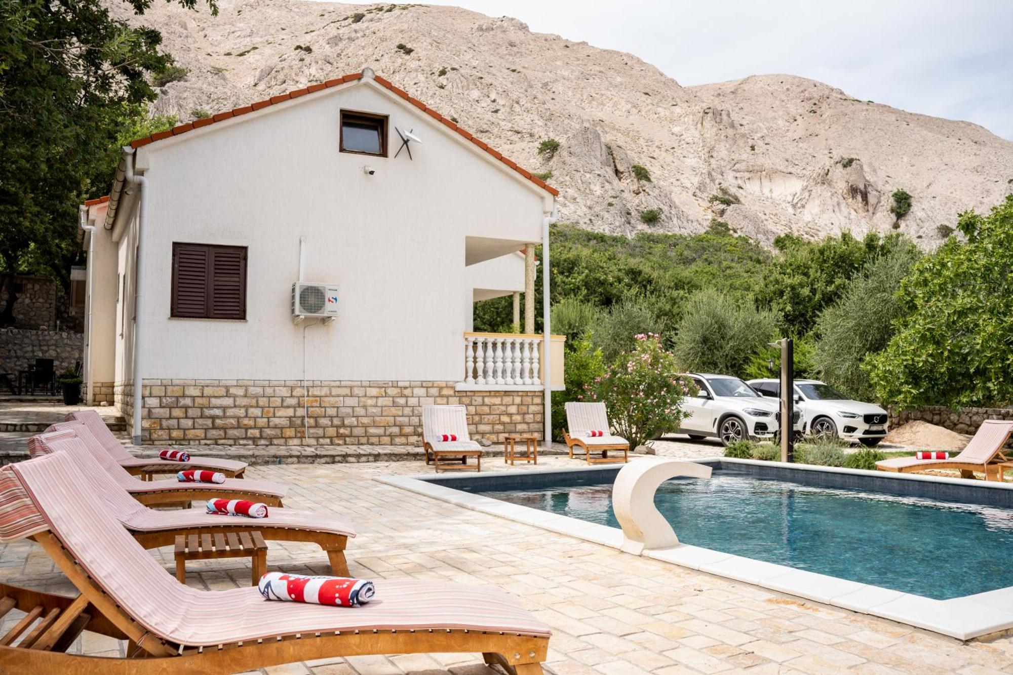 Villa Pag Dubrava Relax With Pool Bosana Exterior photo