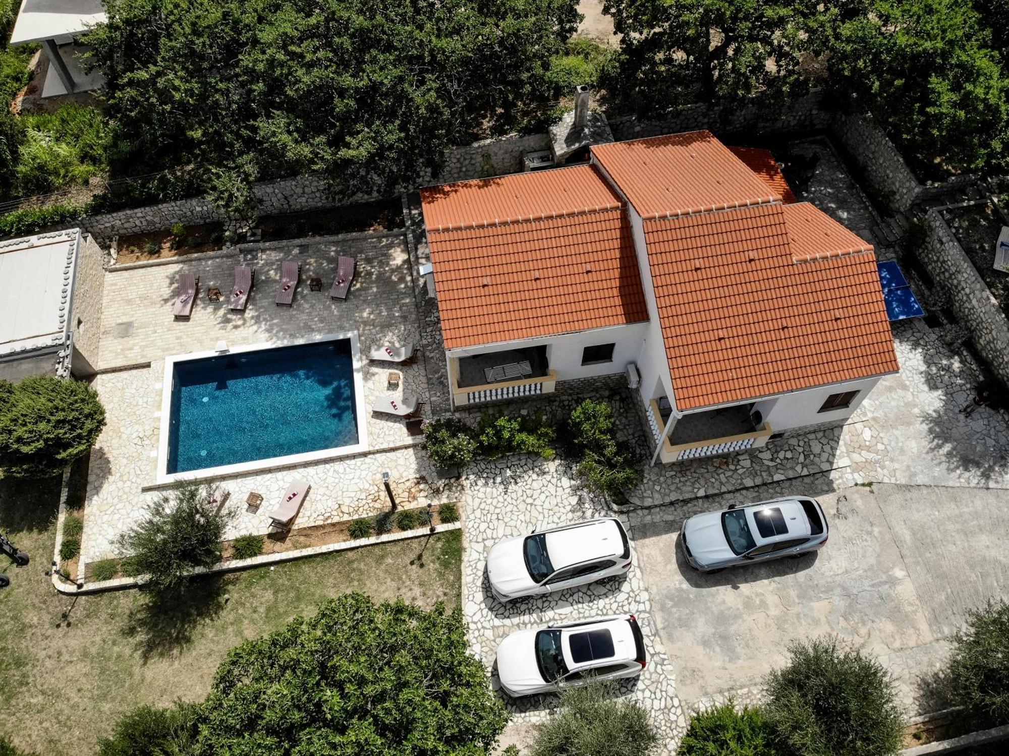 Villa Pag Dubrava Relax With Pool Bosana Exterior photo